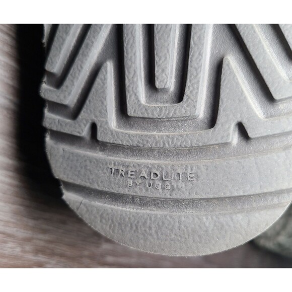 UGG Australia Cardy Classic Knit Tall Boots Olive Green/ Gray Women's Size 7 - Picture 8 of 10